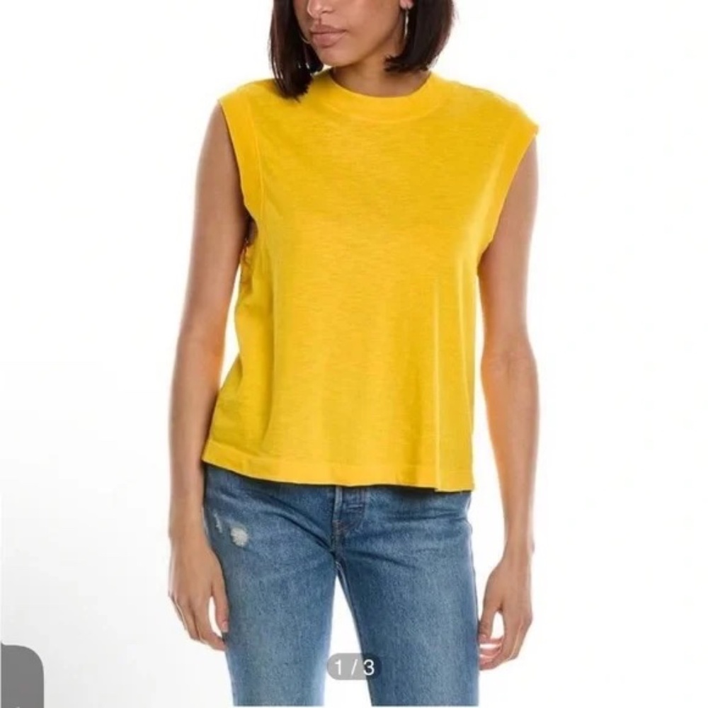 Cotton Citizen Tokyo Muscle Tee - Yellow - NWT